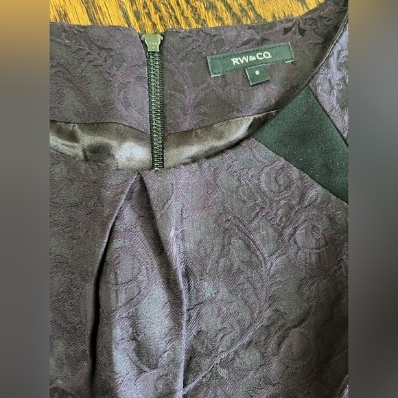 Raw and co purple dress  with short sleeves size 6 - Picture 5 of 6